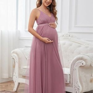 Maternity Dress. Light Purple.Size Small